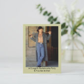 Bachelorette Invitation à la fermeture de la soiré (Debout devant)