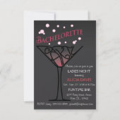Bachelorette invitation à la fête. (Devant)