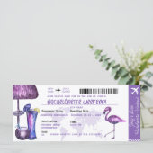 Bachelorette | Invitations de parties tropicales (Debout devant)