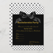 BACHELORETTE INVITE KAART (Voorkant / Achterkant)
