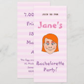 Bachelorette Kaart (Voorkant / Achterkant)