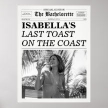 Bachelorette Krant Laatste Toast Aan De Kust
