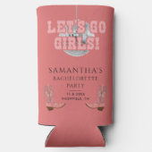 Bachelorette Laat Ons Meisjes Disco Cowgirl Retro (Achterkant)