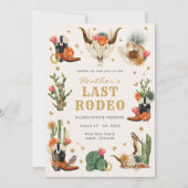 Bachelorette Laatste Rodeo uitnodiging (Voorkant)
