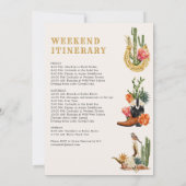 Bachelorette Laatste Rodeo uitnodiging (Achterkant)