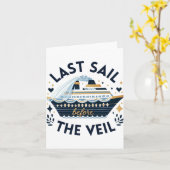 Bachelorette Matching Cruise Squad Laatste Sail Vo Kaart (Gele Bloem)