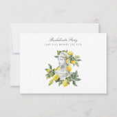 Bachelorette Méditerranéenne Invitation (Devant)