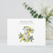 Bachelorette Méditerranéenne Invitation (Debout devant)