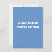 Bachelorette Nautical Weekend Getaway Invitations (Dos)