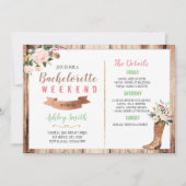 Bachelorette Occidentale avec invitation Itinérair (Devant)