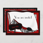 Bachelorette Pajama Party - Uitnodiging (Voorkant / Achterkant)