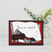 Bachelorette Pajama Party - Uitnodiging (Staand voorkant)