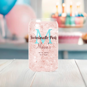 bachelorette parti monogramme ajouter nom date pla