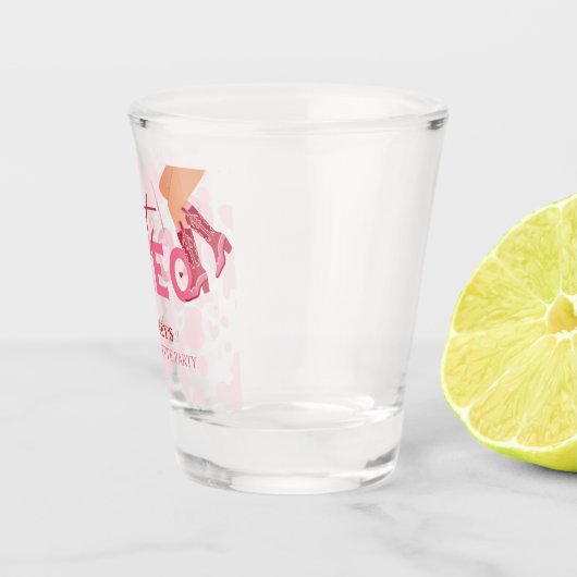 Bachelorette Partie Dernier Rodéo Tirage de verre (Droite)