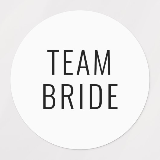 Bachelorette partij bruiloft gunst team bruid labels (Design 2)