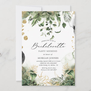 bachelorette partij tropische bestemming Uitnodigi