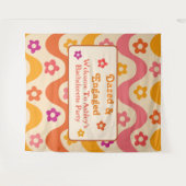 Bachelorette party 70's wandkleed (Voorkant (horizontaal))