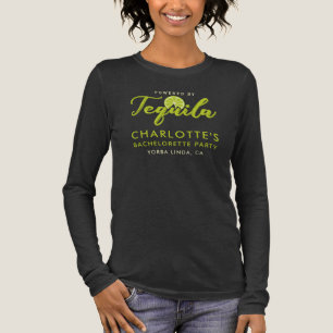 Bachelorette Party Aangedreven door Tequila Weeken Tri-Blend Shirt