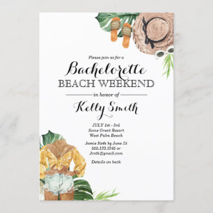 Bachelorette Party Beach Weekend Itinerary Kaart