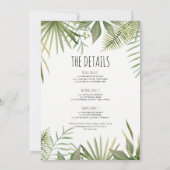 Bachelorette Party Beach Weekend Itinerary Kaart (Achterkant)