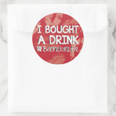 Bachelorette Party Boire Sticker (Sac)