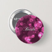 Bachelorette Party bride Button [roze] (Voorkant /achterkant)