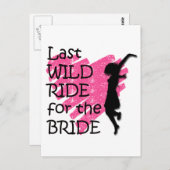 Bachelorette Party Briefkaart (Voorkant / Achterkant)