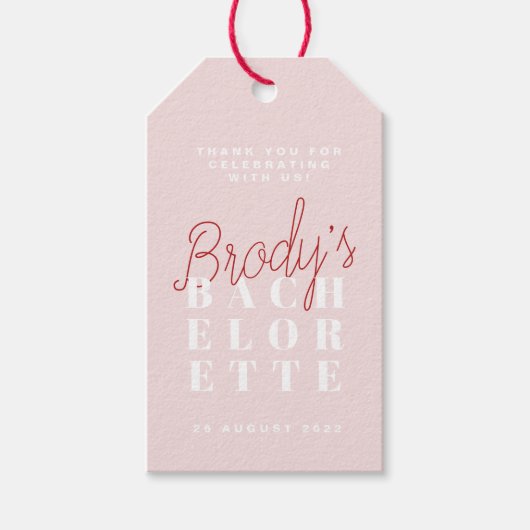 Bachelorette Party - Brody Cadeaulabel (Voorkant)