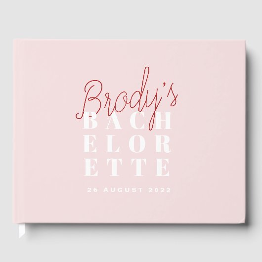 Bachelorette Party - Brody Gastenboek (Voorkant)
