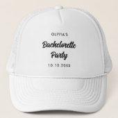 Bachelorette Party Bruidsjurk Borrel Bruidsmeisjes Trucker Pet (Voorkant)