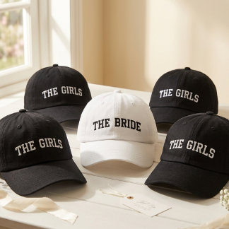 Bachelorette Party | Bruidsmeisjes Team Custom Scr Geborduurde Pet
