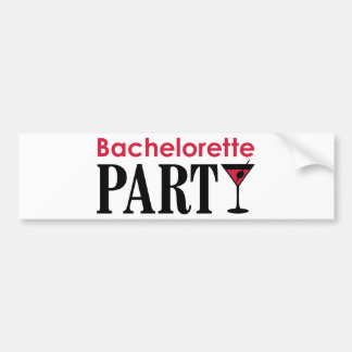 Bachelorette Party Bumpersticker