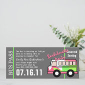 Bachelorette Party Bus Pass Programma (Staand voorkant)