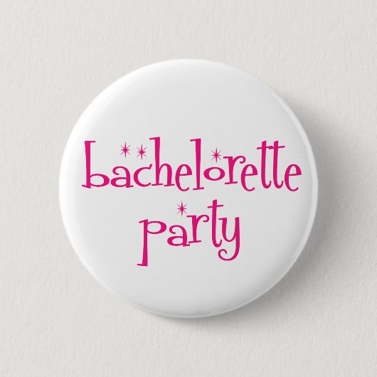 Bachelorette Party Button (Voorkant)