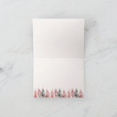 Bachelorette Party Camping Weekend Bedankkaart (Binnen)