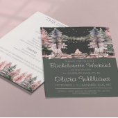 Bachelorette Party Camping weekend uitnodiging