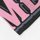 Bachelorette Party Cowgirl Krijgt Meowied Kat Brui Fleece Deken (Hoek)