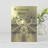 Bachelorette Party Custom Invitation Kaart (Staand voorkant)