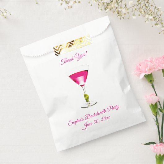 Bachelorette Party Dank je Bedankzakje (Gezegeld)