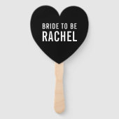 BACHELORETTE PARTY DECOR modern minimaal eenvoudig Handwaaier (Achterkant)