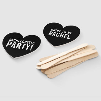 BACHELORETTE PARTY DECOR modern minimaal eenvoudig Handwaaier