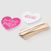 BACHELORETTE PARTY DECOR moderne hand geletterd ro Handwaaier (Niet-gemonteerd)