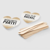 BACHELORETTE PARTY DECOR moderne minimale glitter Handwaaier (Niet-gemonteerd)