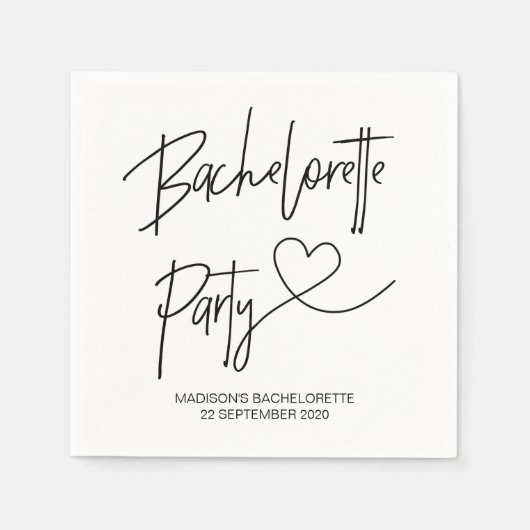 Bachelorette Party Decor Servet Sets (Voorkant)