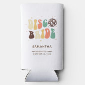 Bachelorette Party Disco Bride Name Retro Custom (Achterkant)