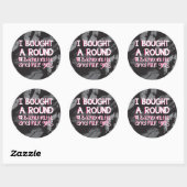 Bachelorette Party Drink Sticker (Vel)