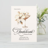 Bachelorette Party Espresso Martini Kaart (Staand voorkant)