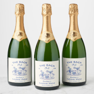 Bachelorette Party Étiquette Champagne personnalis