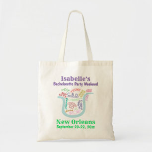 Bachelorette Party Favor New Orleans Girls Trip Tote Bag