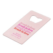 Bachelorette Party Favoriser Drunk in Love Rose Re (Dos Angle)